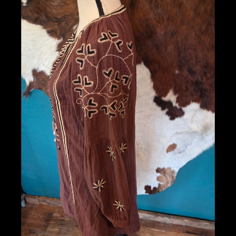 Uncle Frank Plum Textured Dress - Picture 5 of 10